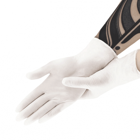 Latex gloves - White -