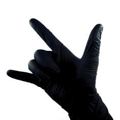 Guantes Nitrilo Premium Negros 2