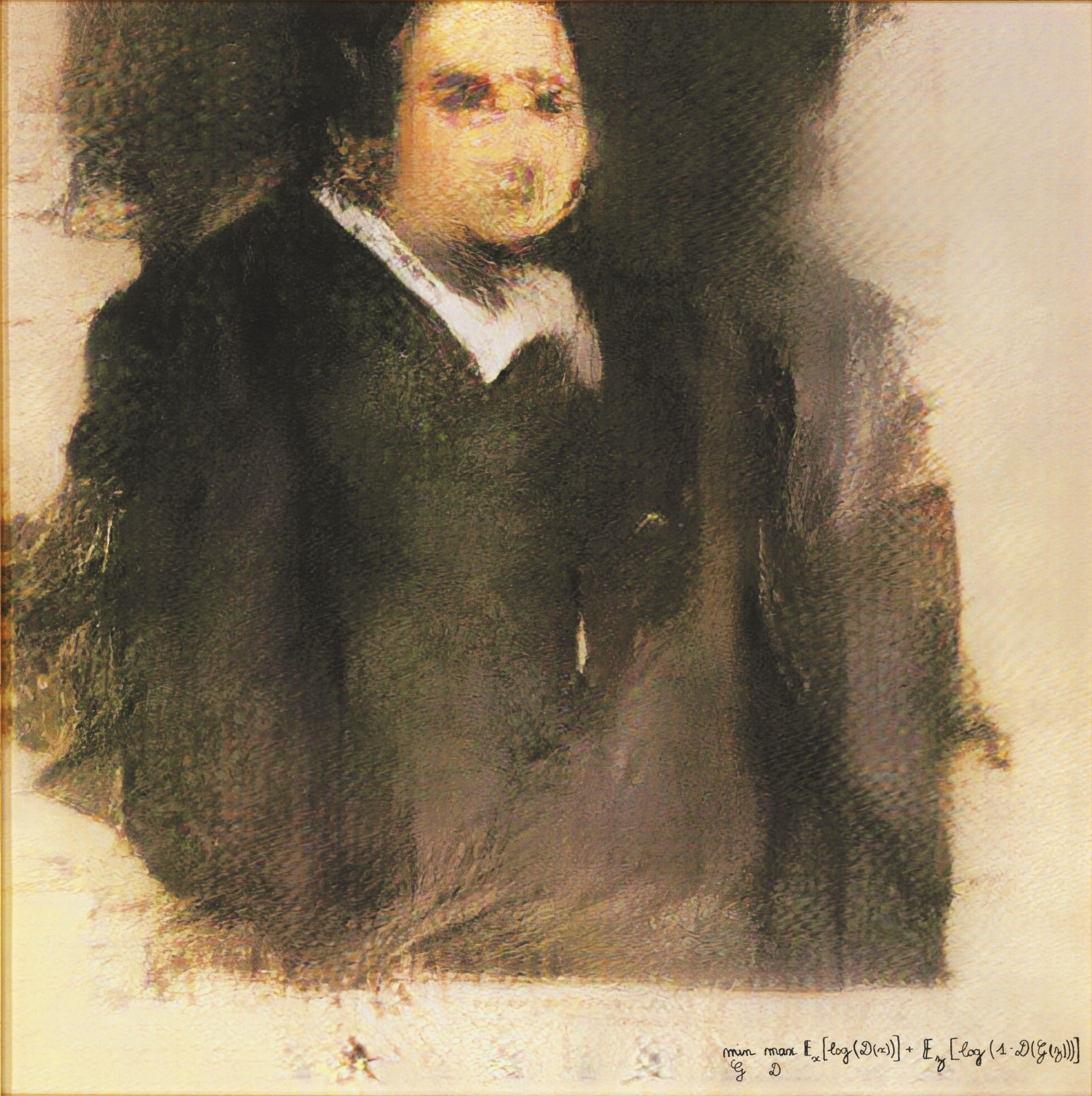 Portrait of Edmond Belamy" by Obvious